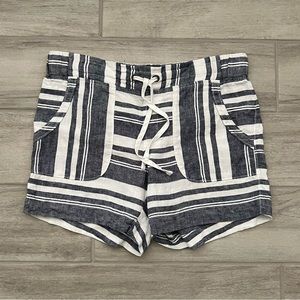 Athleta Sandbar Shortie Linen Shorts
